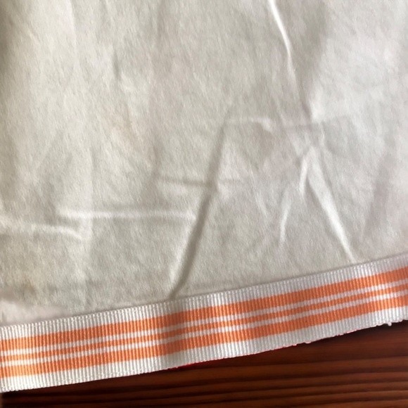 Lauren Active Ralph Lauren NWOT Skort White/ Orange Zip with Hook Size 4 - Picture 4 of 8